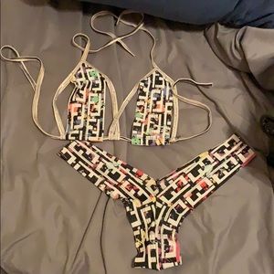 Fendi dancer outfit
